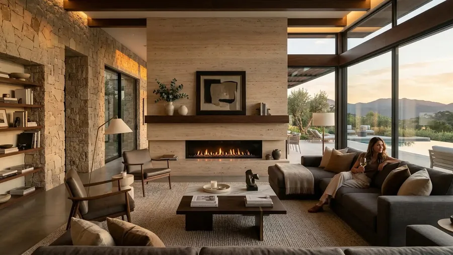 The living room of Can Serra