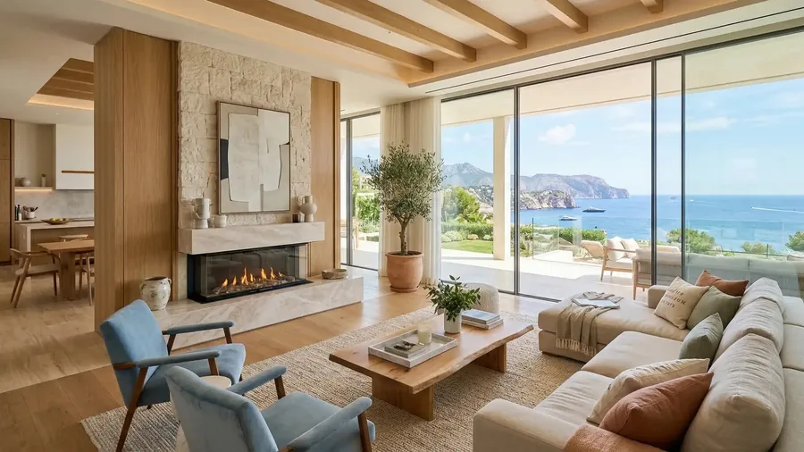 The living room of Villa Granito