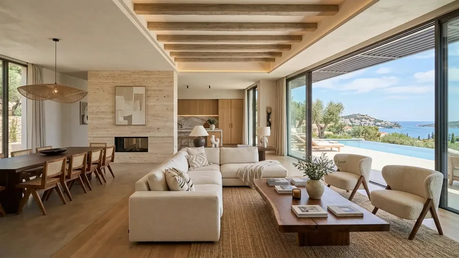 A bedroom of Villa Les Pins