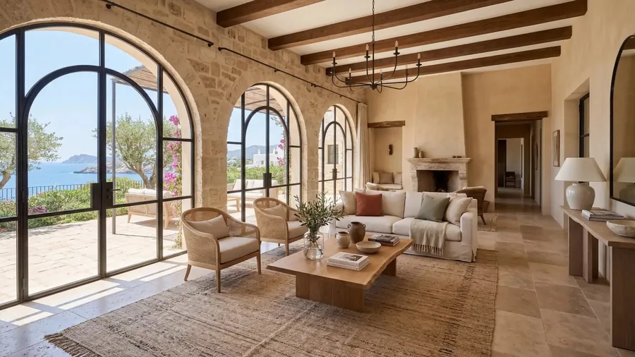 The living room of The Palm Residence